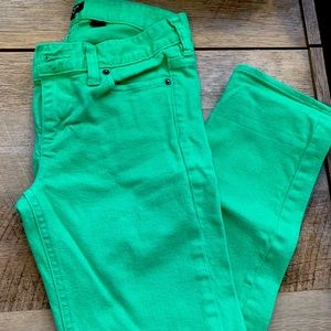 JCrew high waisted 7/8 length skinny jeans